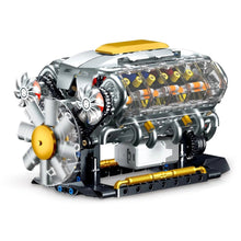 Motorised V8 Engine – GOQI GQ-3053 building set – assembled V8 engine