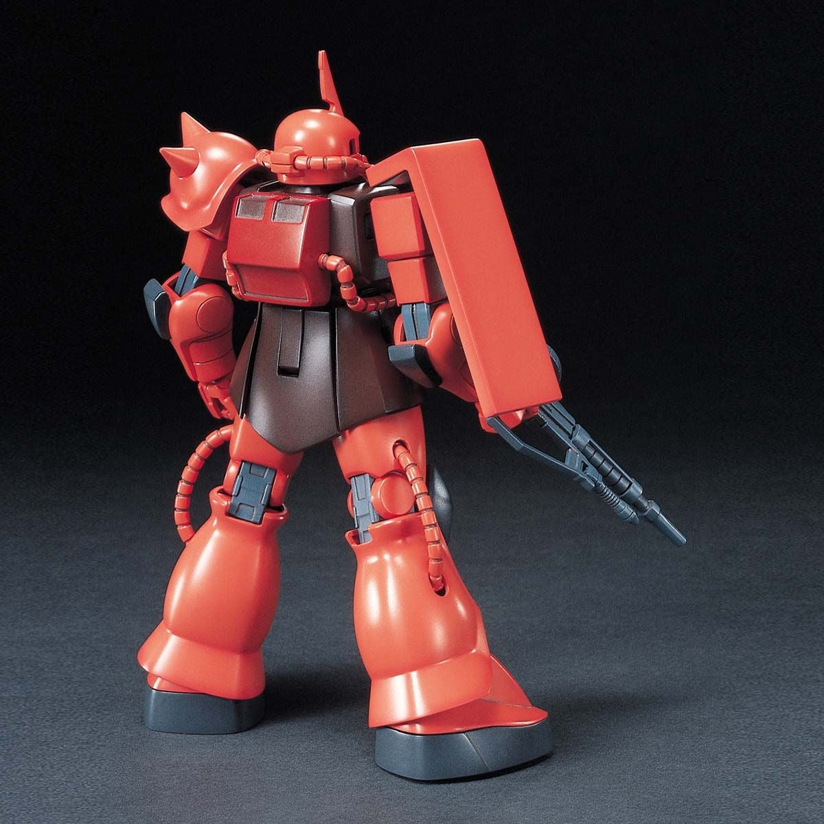 Bandai HGUC #032 1/144 MS-06S Char’s Zaku II – assembled model, rear three-quarter view
