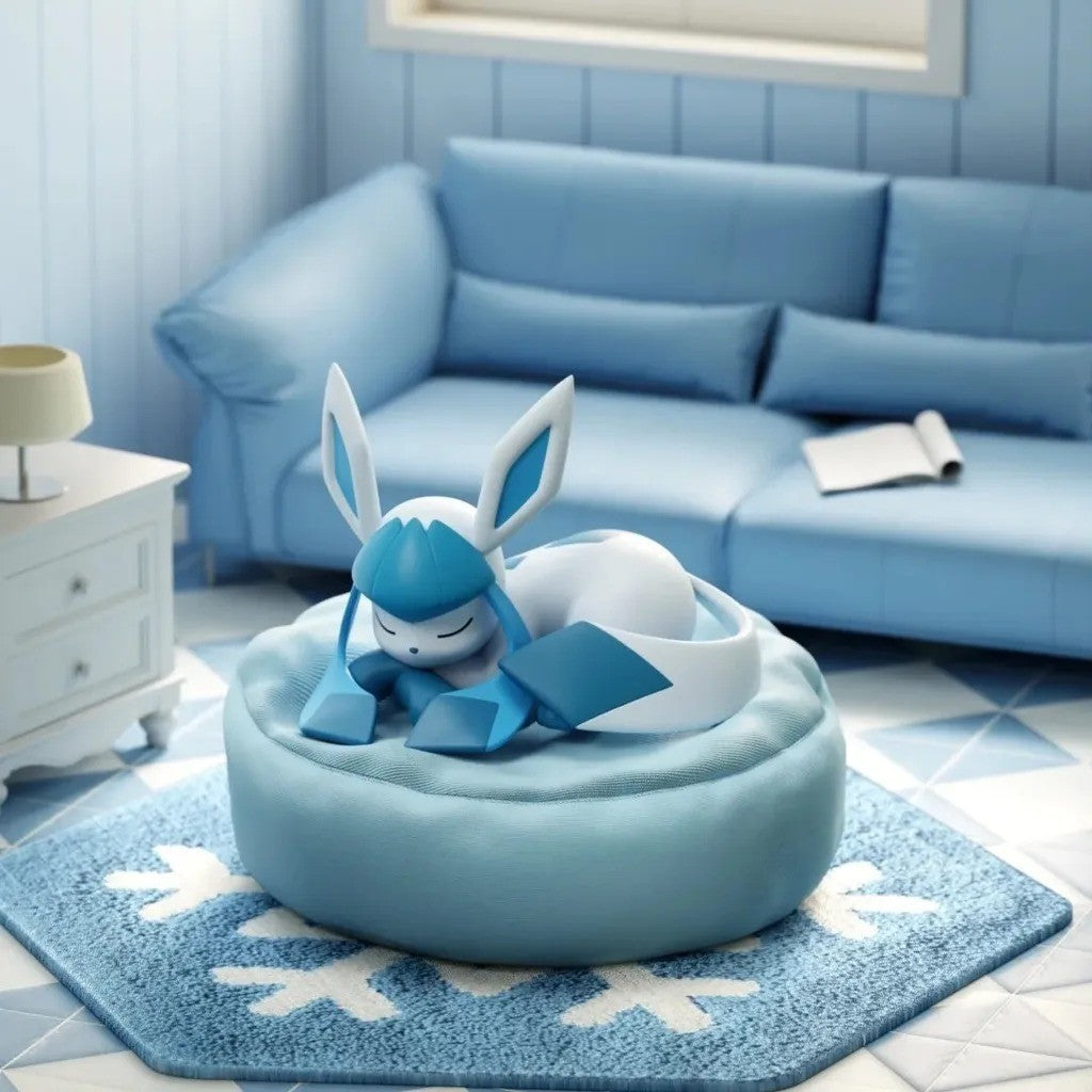 Pokémon Sleeping Eeveelutions – Holly Box – Glaceon
