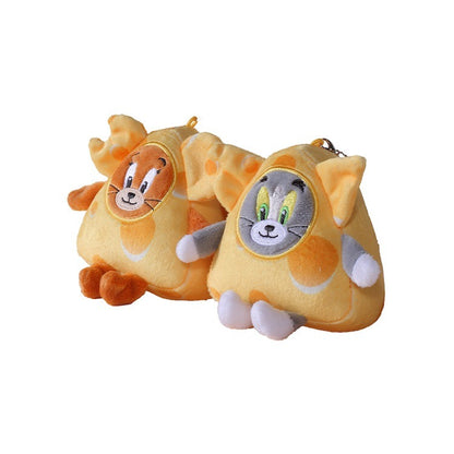 Jerry – Hugkis Hugkis Tom and Jerry plush keychain – next to the matching Tom keychain (Tom not included)