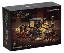 Vintage Steam Car – Huiji H1003 building set – retail box