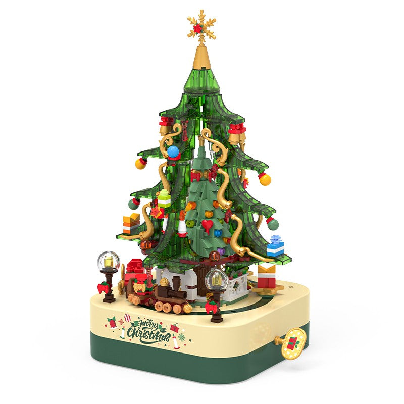Musical Christmas Tree – JAKI JK1318 building set – assembled musical Christmas tree