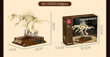 Spinosaurus Skeleton – JIESTAR 57039 building set – assembled size and the retail box