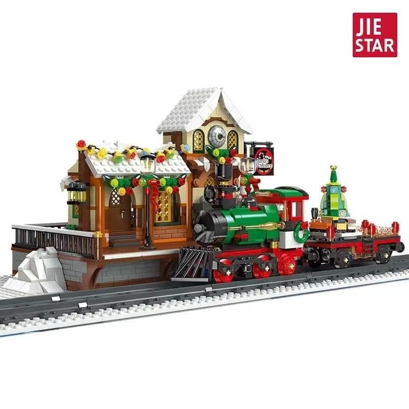 JIESTAR 89142 Christmas Station – assembled with train