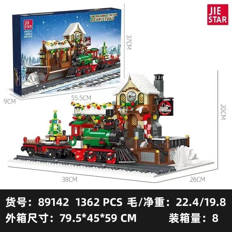 JIESTAR 89142 Christmas Station – box and assembled model