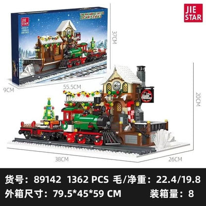 JIESTAR 89142 Christmas Station – box and assembled model