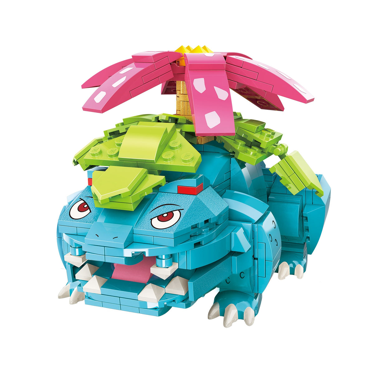 Venusaur – Keeppley B0107 Pokémon building set – front three-quarter view