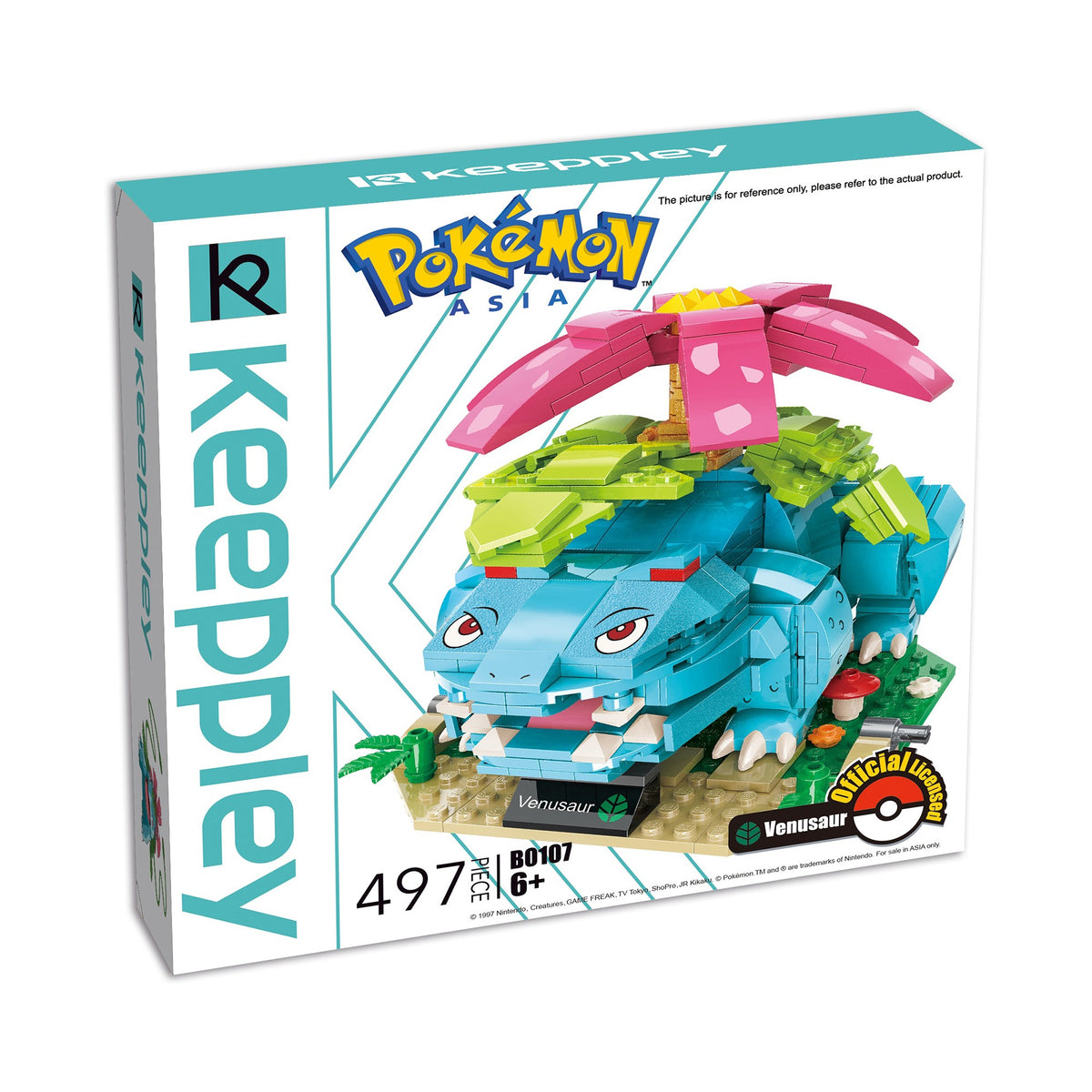 Venusaur – Keeppley B0107 Pokémon building set – retail box