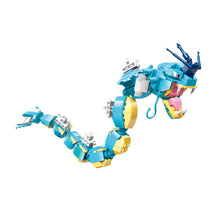 Gyarados – Keeppley B0110 Pokémon building set – side view of the long body