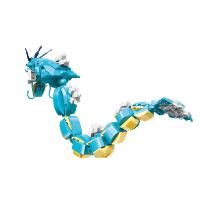 Gyarados – Keeppley B0110 Pokémon building set – three-quarter view