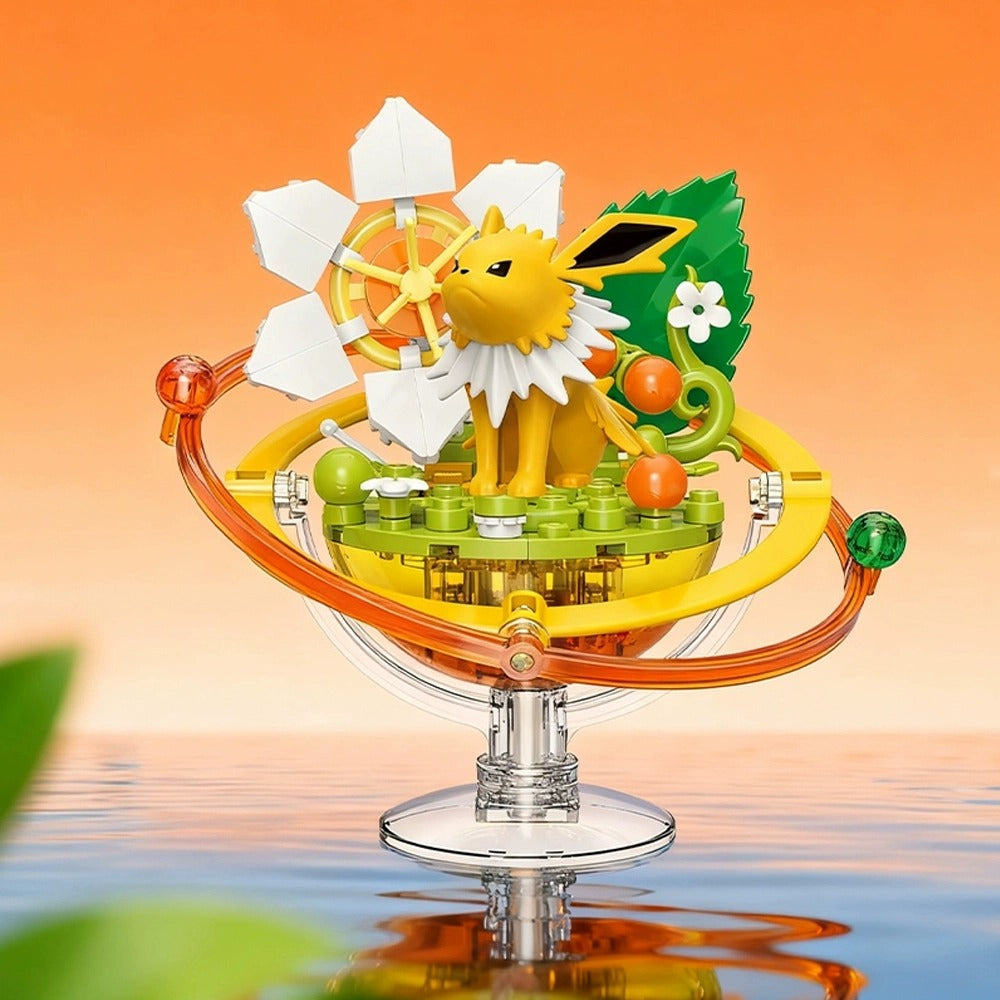 Keeppley Jolteon Family Planet Pokémon building set – assembled model, key visual