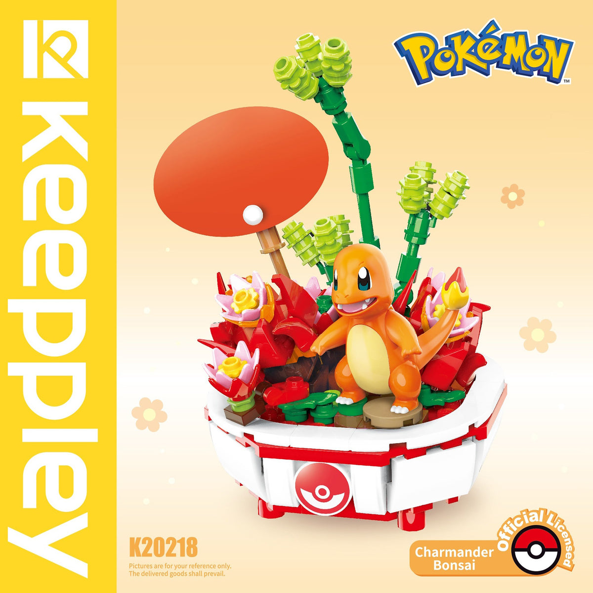 Charmander – Keeppley K20218 Pokémon building set – box artwork