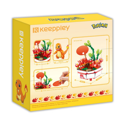Charmander – Keeppley K20218 Pokémon building set – back of the box