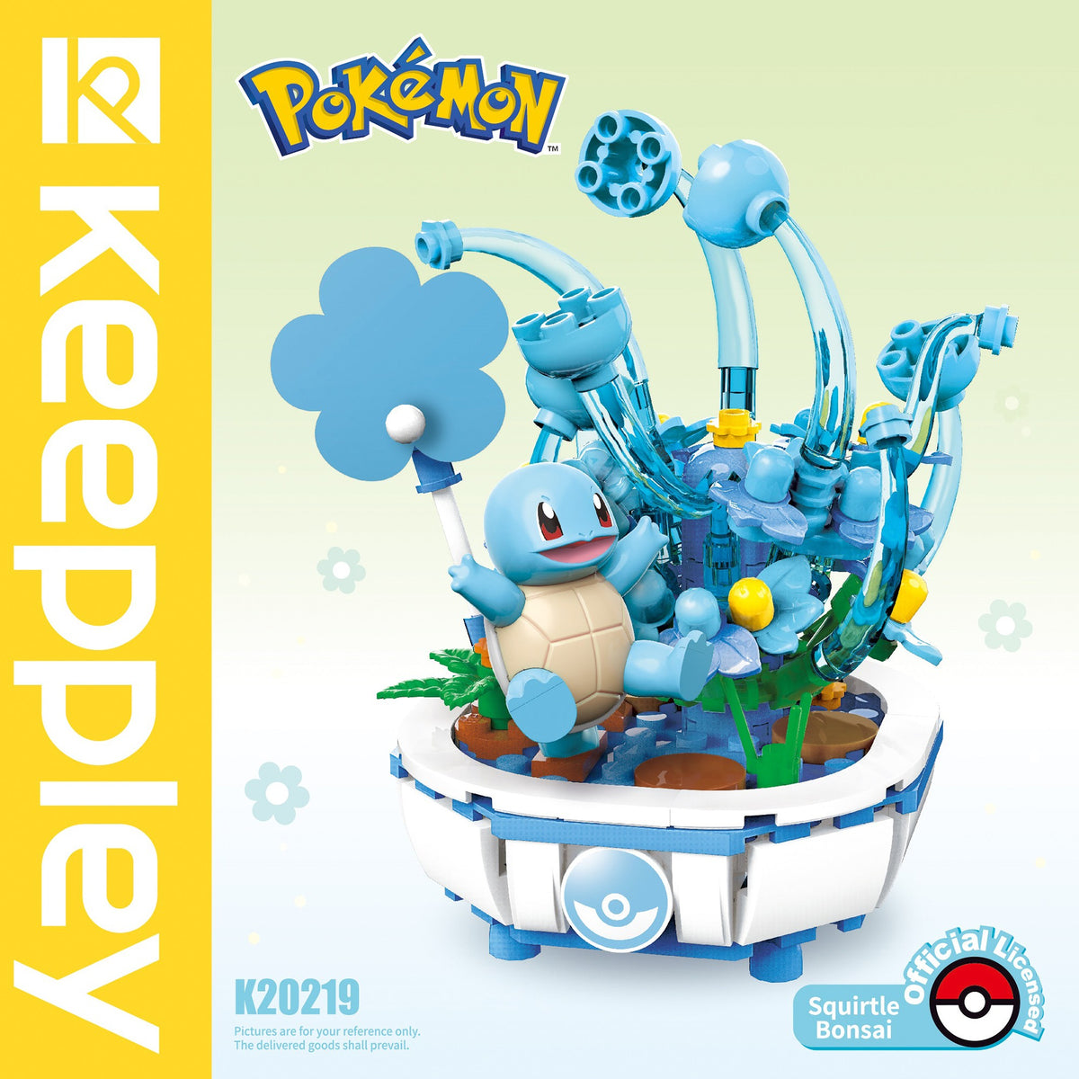 Squirtle – Keeppley K20219 Pokémon building set – box artwork