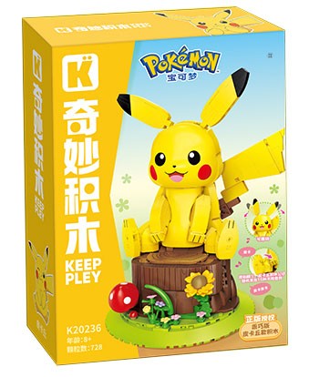 Pikachu – Keeppley K20236 Pokémon building set – retail box