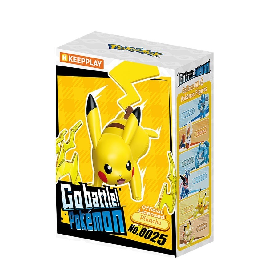 Pikachu – Keeppley Go Battle! Pokémon – box (Asian edition)