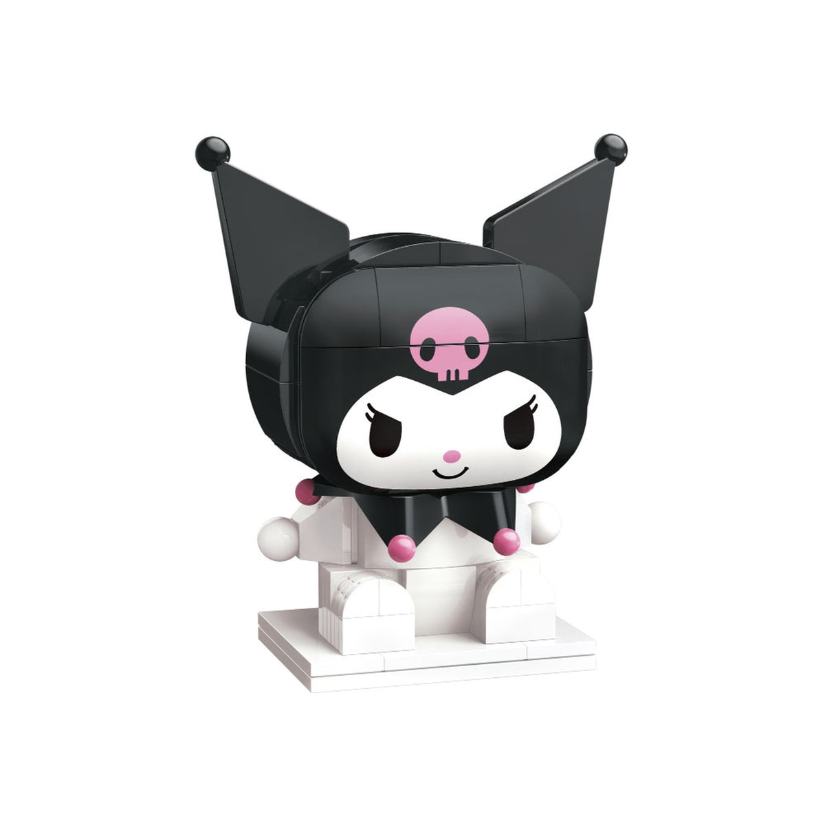 Kuromi – Keeppley K20811 Sanrio building set – three-quarter view