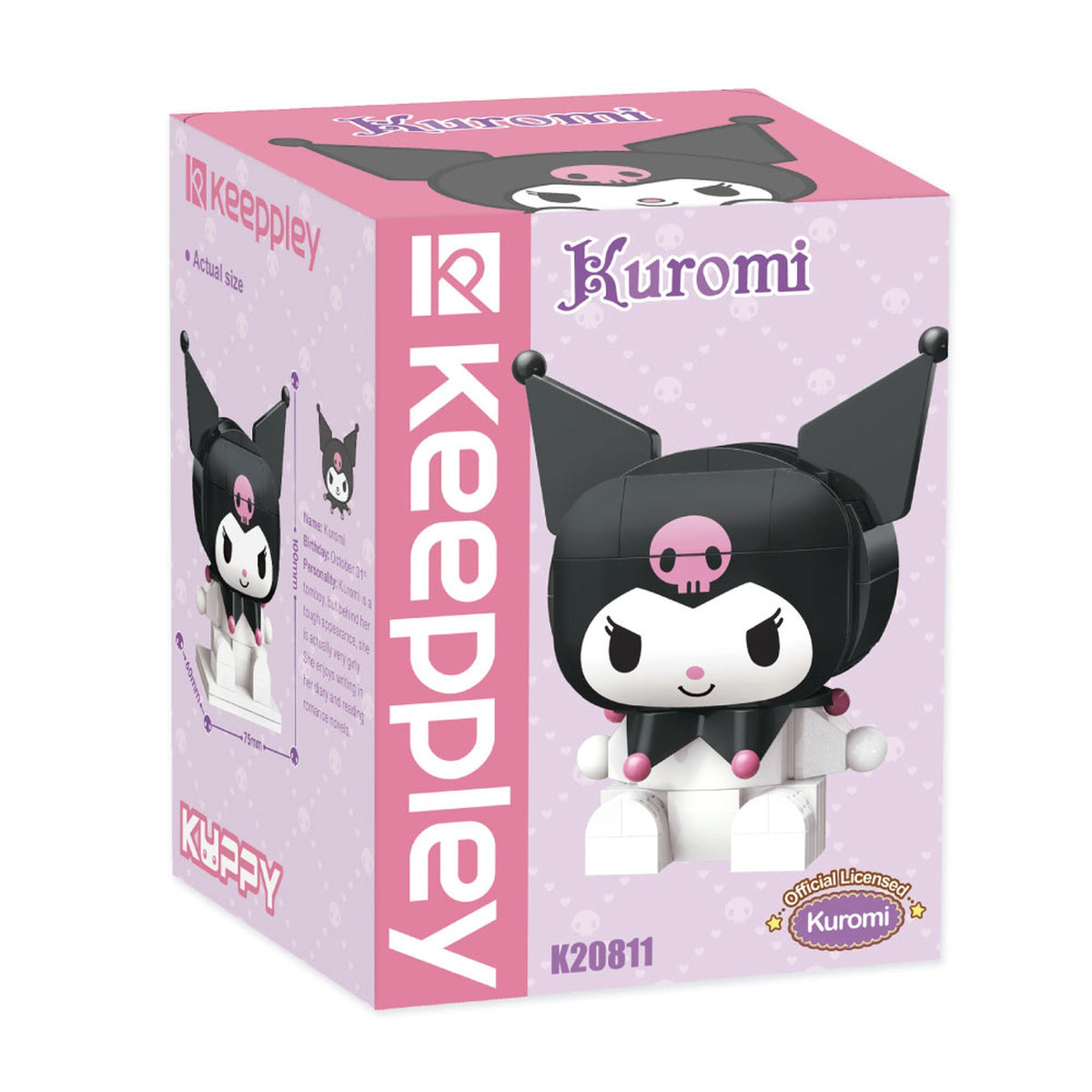 Kuromi – Keeppley K20811 Sanrio building set – retail box