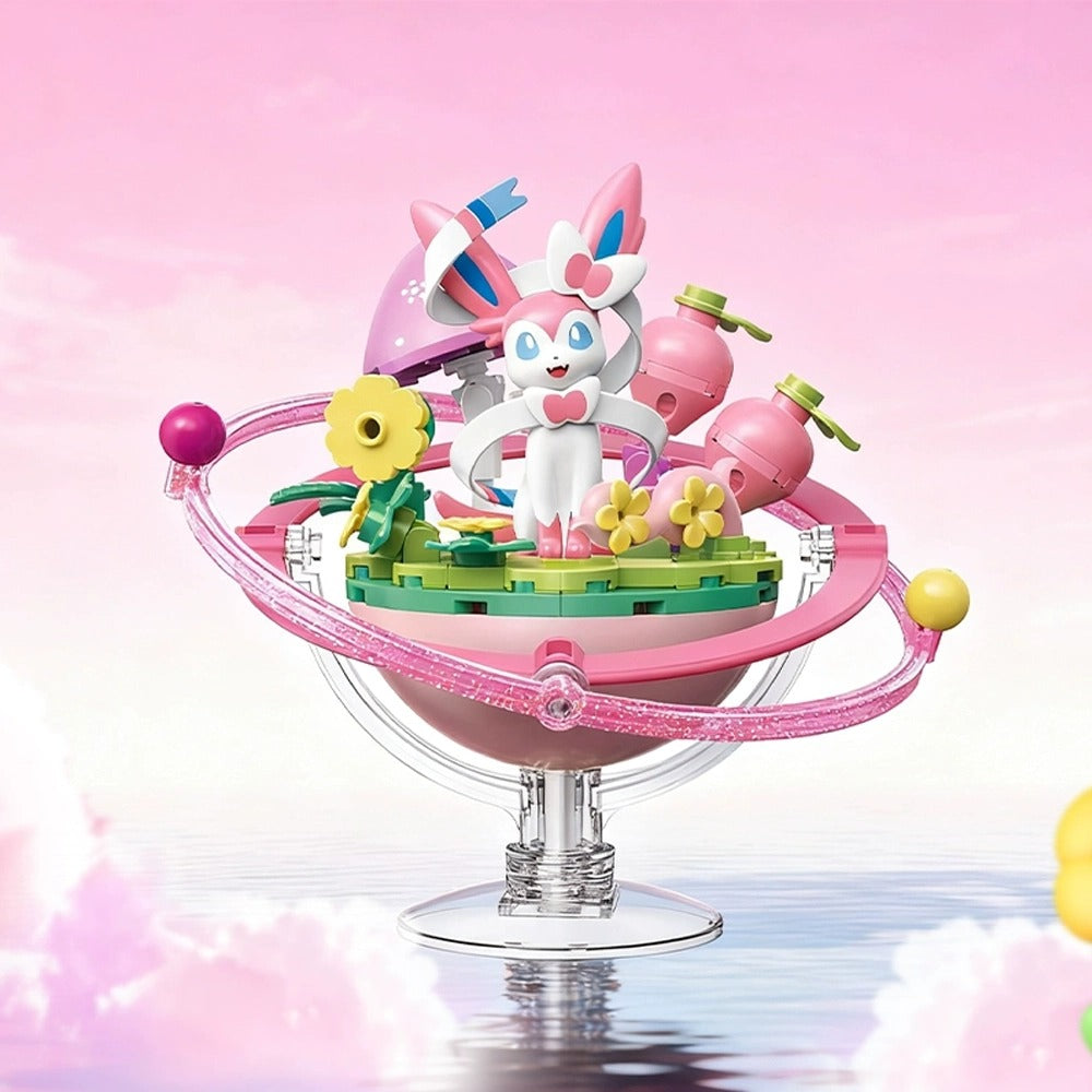 Keeppley Sylveon Family Planet K20271 Pokémon building set – assembled model, key visual