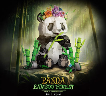 Panda Bamboo Forest – Kqiboxxr KQ202 building set – box artwork