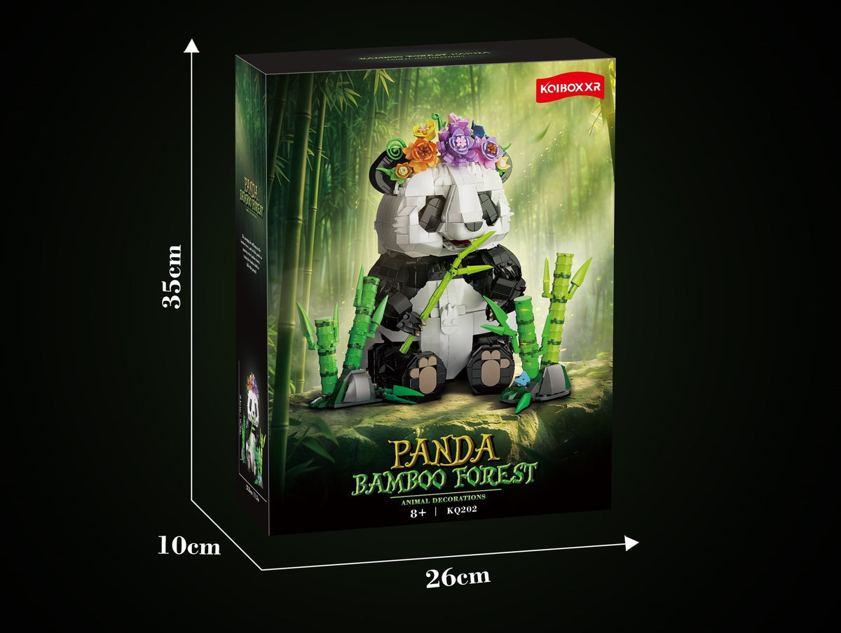 Panda Bamboo Forest – Kqiboxxr KQ202 building set – box dimensions