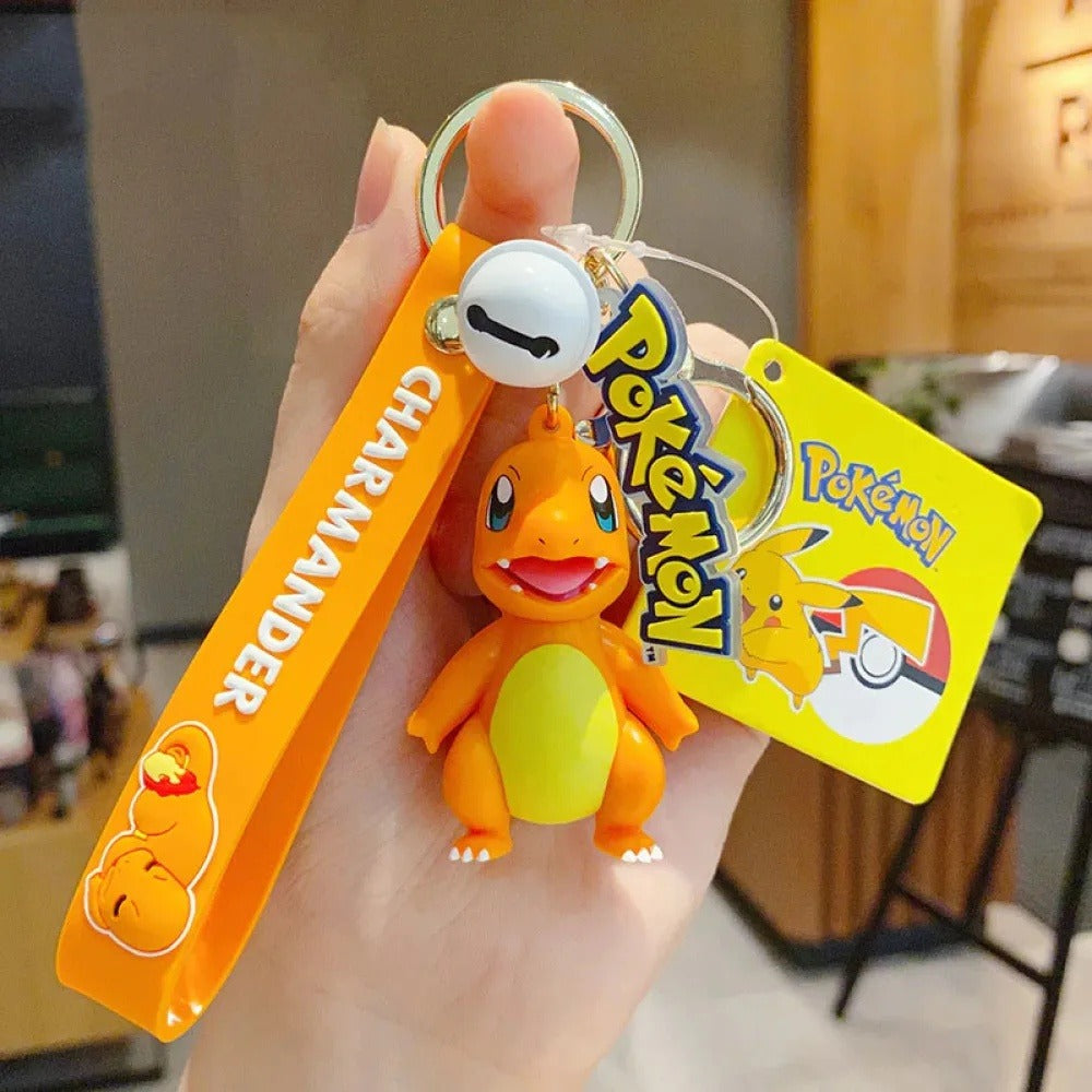 Charmander – Langbowang Pokémon keychain with bell – held in hand