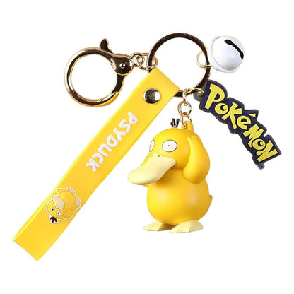 Psyduck – Langbowang Pokémon keychain with bell – front view