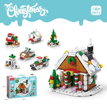 Christmas Snow House – LELE BROTHER 8967-2 building set – main model, small builds and box