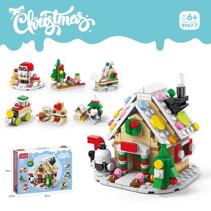 Gingerbread House – LELE BROTHER 8967-7 building set – main model, small builds and box