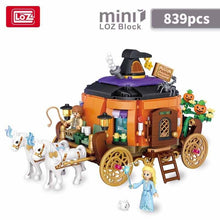 Halloween Pumpkin Carriage – LOZ 1134 building set – assembled carriage with piece count