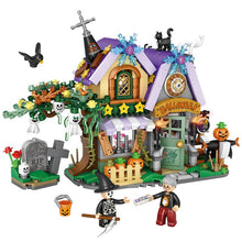 Halloween House – LOZ 1233 mini block set – assembled Halloween house
