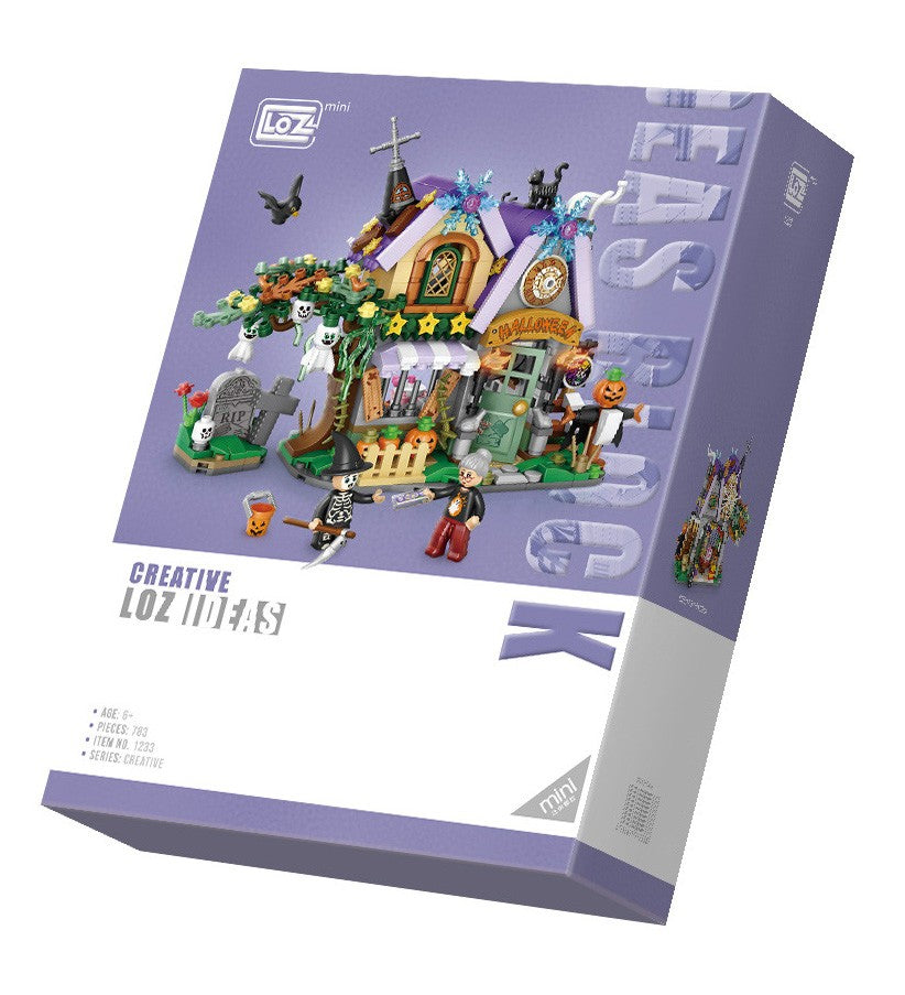 Halloween House – LOZ 1233 mini block set – retail box