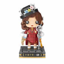 LOZ 1553 Singer mini block figure – built figure