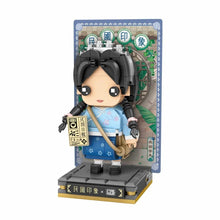 LOZ 1556 Patriotic Student mini block figure – with printed backdrop