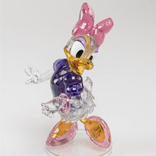Daisy Duck – MGL Toys Disney crystal building block figure – assembled Daisy Duck on a clear round display base