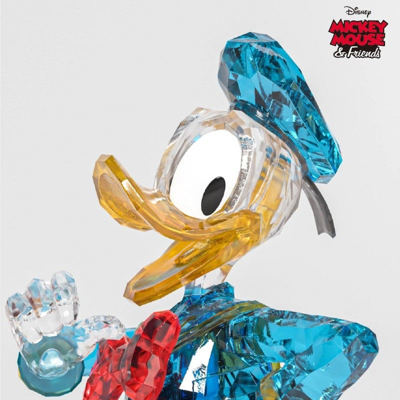 Donald Duck – MGL Toys Disney crystal building block figure – close-up of the crystal-look bricks