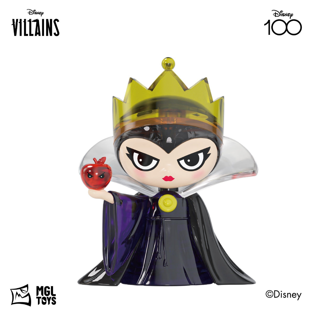 Evil Queen figure from the MGL Toys Disney 100 Villains blind box series