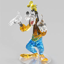 Goofy – MGL Toys Disney crystal building block figure – assembled Goofy on a clear round display base