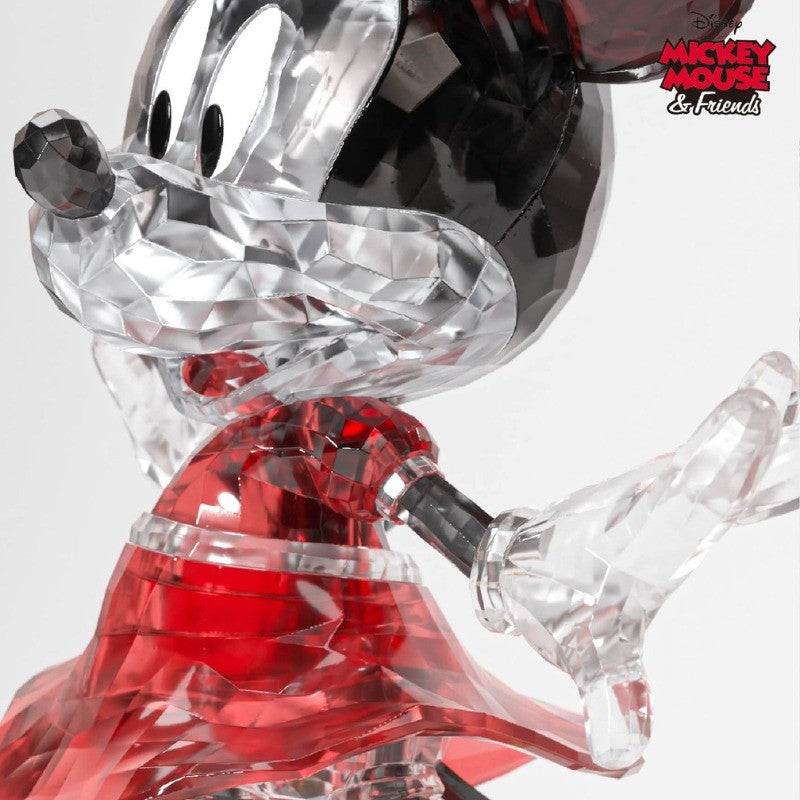 Minnie Mouse – MGL Toys Disney crystal building block figure – close-up of the crystal-look bricks