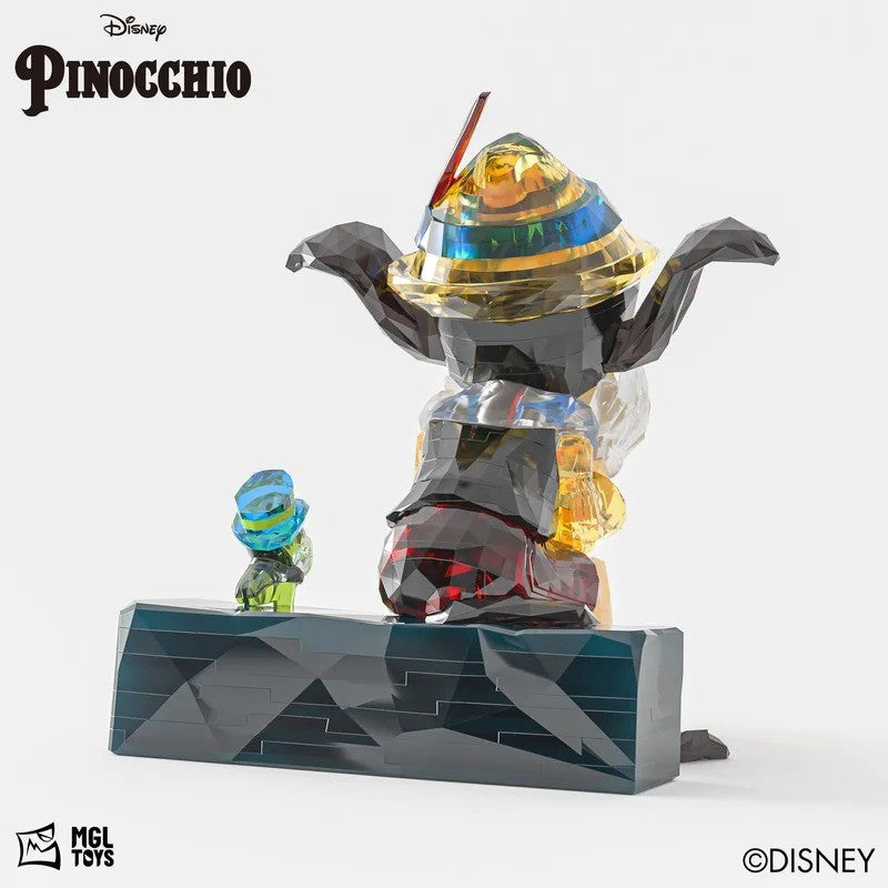 Pinocchio – MGL Toys Disney crystal building block figure – back view