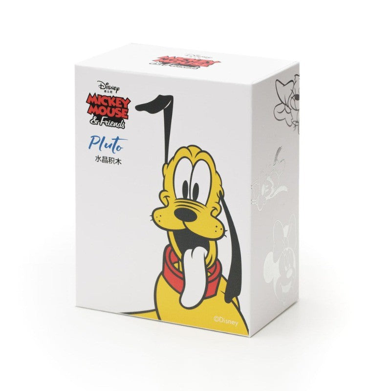 Pluto – MGL Toys Disney crystal building block figure – front of the retail box