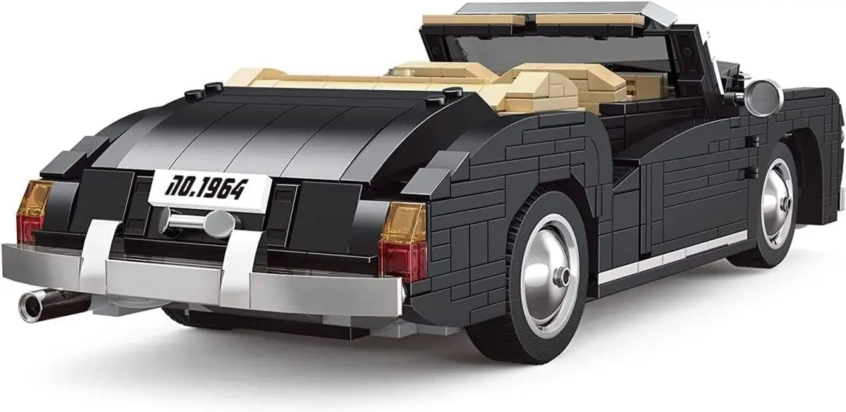 1964 Classic Convertible – Mould King 10006 building set – opening bonnet, doors and boot