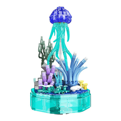 Jellyfish Music Box – Mould King 10101 building set – assembled jellyfish music box