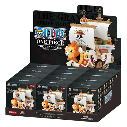 POP MART One Piece The Grand Line Series Vehicles factory-sealed display box with 12 blind boxes