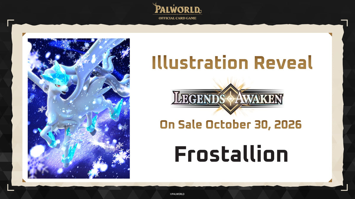 Frostallion – Palworld OFFICIAL CARD GAME Legends Awaken – official illustration reveal