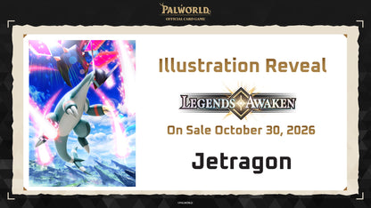 Jetragon – Palworld OFFICIAL CARD GAME Legends Awaken – official illustration reveal