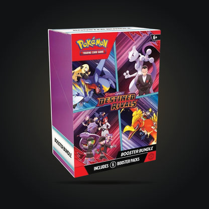 Pokémon TCG Destined Rivals Booster Bundle (6 packs) – front-right view