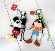 Mickey Mouse – Potdemiel Cute and Soft plush keychain – next to the Goofy version