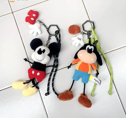 Mickey Mouse – Potdemiel Cute and Soft plush keychain – next to the Goofy version