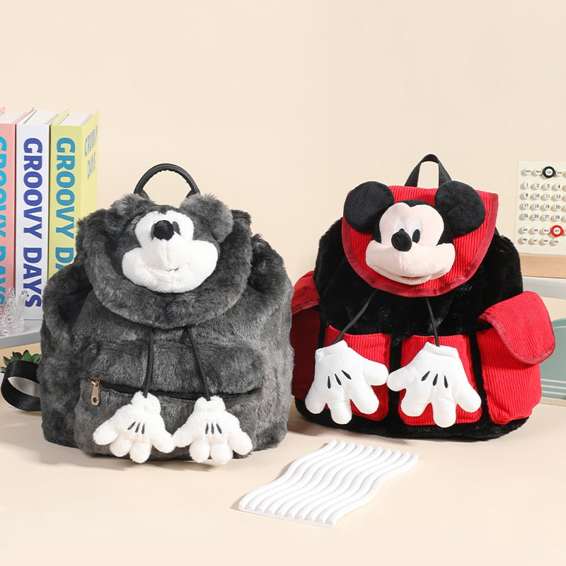 Mickey Mouse – Potdemiel Disney plush backpack – next to the red version